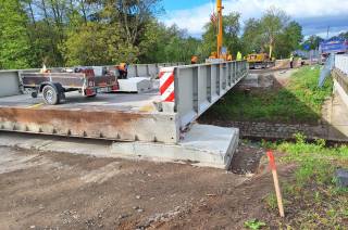 Začíná rekonstrukce mostu na silnici I/2 u Nových Dvorů
